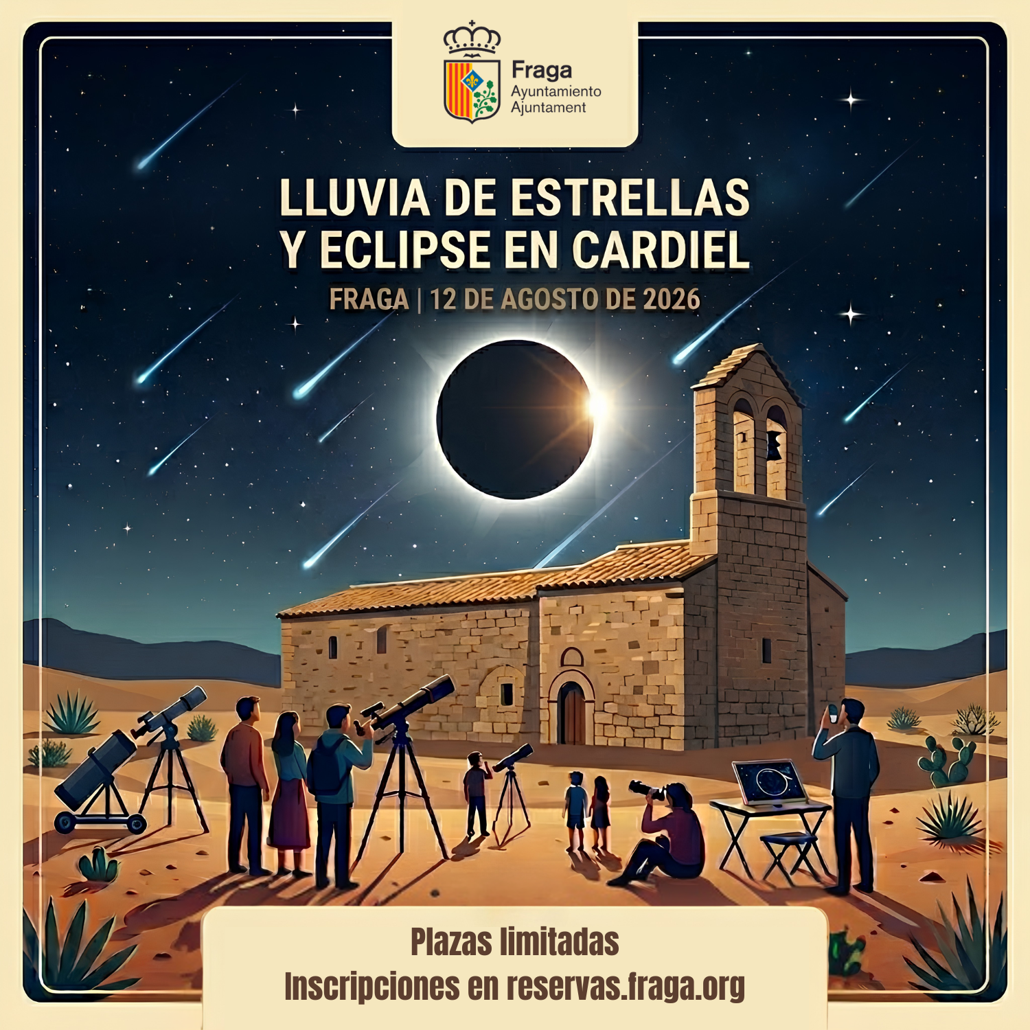 ECLIPSE SOLAR Y LLUVIA DE ESTRELLAS EN CARDIEL