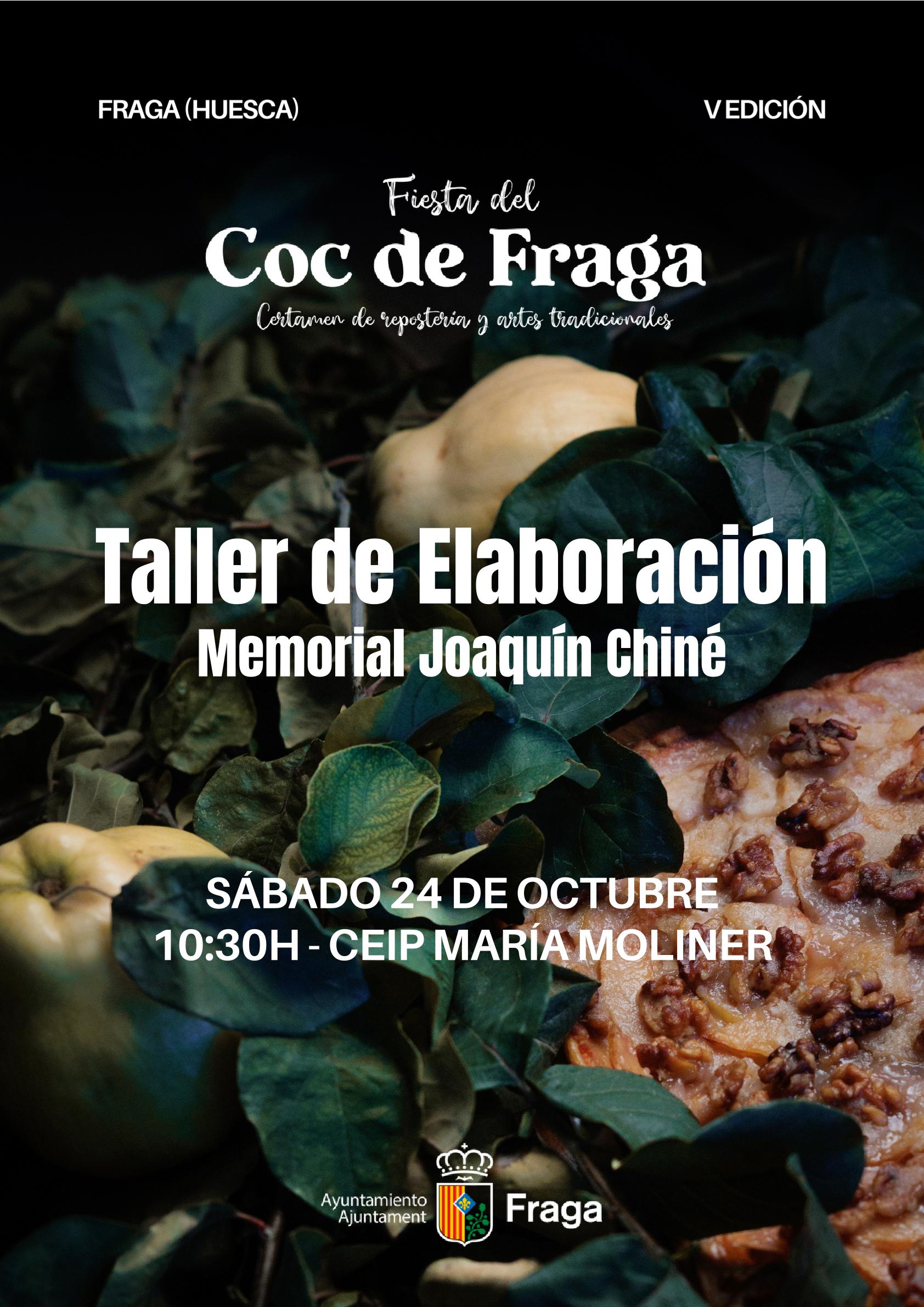 TALLER ELABORACION DE COC DE FRAGA 2026